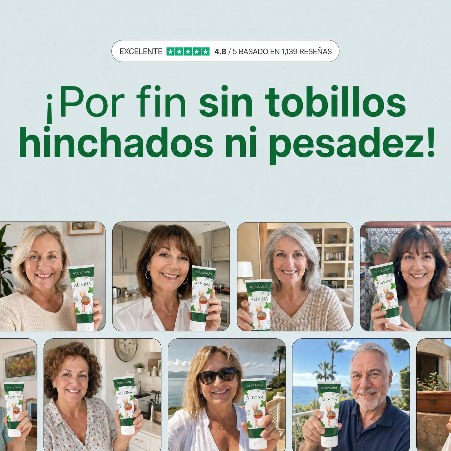 Alivina – Acaba con los tobillos hinchados